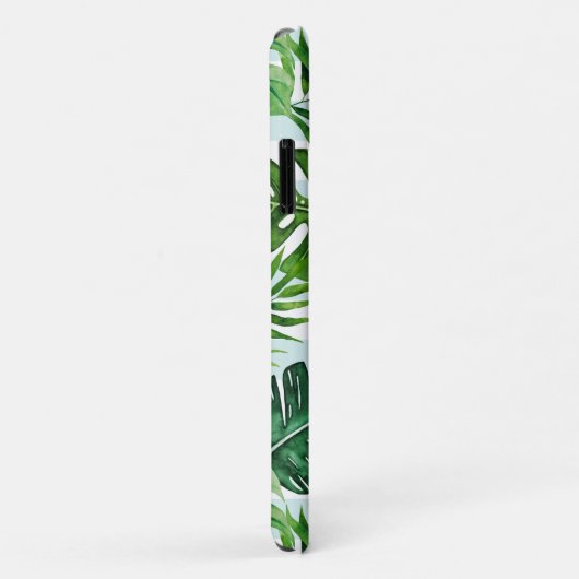 Koele Waterverf Tropische groene bladeren Case-Mate iPhone Case (Achterkant/rechts)