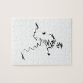 Koele weergave van de looppas legpuzzel (Horizontaal)