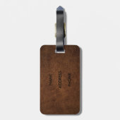 Koele Westerne tekst Bagagelabel (Achterkant verticaal)
