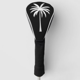 Koele zomer vakantie zonsondergang strand palmboom golfheadcover