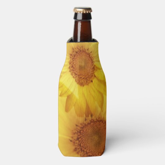 Koele zomer zonnebloem fles wrap flesjeskoeler (Fles Voorkant)