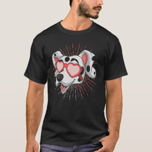 Koele Zonnebril Harten Hond Dier Hond Eigenaar Dal T-shirt