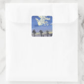 Koele Zonsondergang Stickers (Tas)