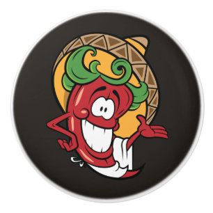 koele Zuidwestelijke peper decor keuken Keramische Knop