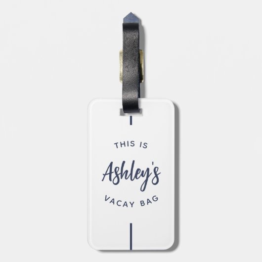 koeler bagagelabel (Achterkant verticaal)