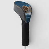 Koeler dan de rest, de snowboardslak. golfheadcover (Schuin)