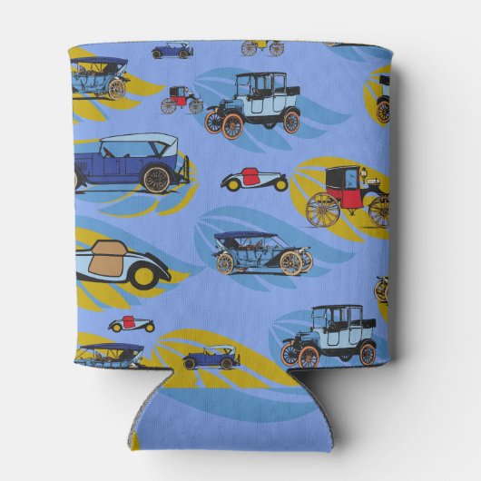 Koeler, Koelbox met antiek auto's Ontwerp Blikjeskoeler (Achterkant)