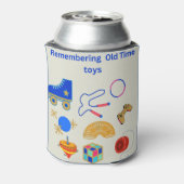 Koeler, schuimspeelgoed, met oude tijden koelbox blikjeskoeler (Blikje Achterkant)