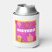 koeler-zussen die het podcast scène blikjeskoeler (Blikje Voorkant)