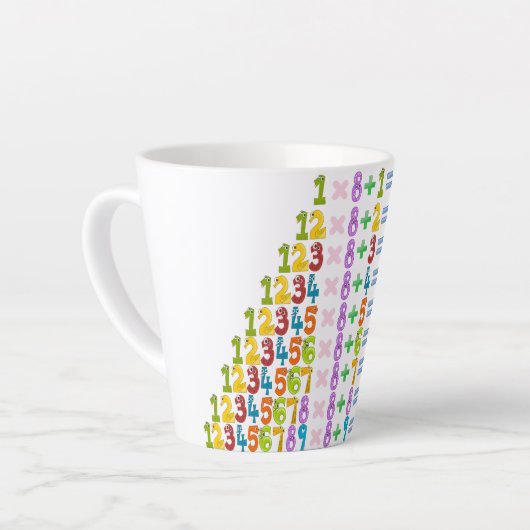 Koelere grappige Wiskunden Latte Mok (Linkerhoek)