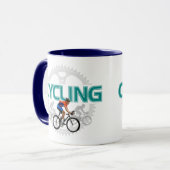 Koelfietsontwerp op gember Mok (Voorkant links)