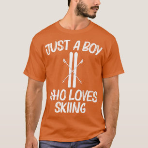 Koelgans voor jongens Kinder skischoenen T-shirt