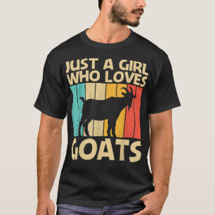 Koelgeit design voor meisjes Vrouwen Geitenboer Fa T-shirt