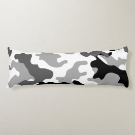 Koelgrijze Camo Bodykussen Lichaamskussen