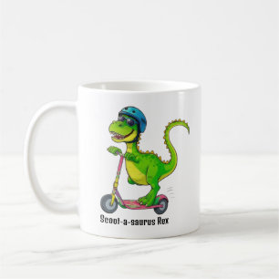 Koelgroene dinosaurus koffiemok