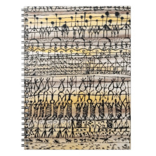 Koeling in een hete tuin' (1924) door paul klee notitieboek