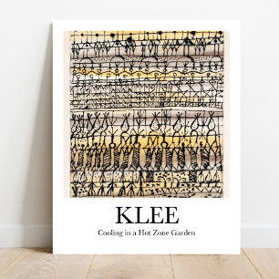 Koeling in een hotzone tuin door Paul Klee Poster