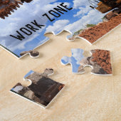 Koeling van bouwtrekkers legpuzzel (Zijkant)