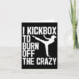 Koeling voor mannen Kickboxer Jab Workou Kaart