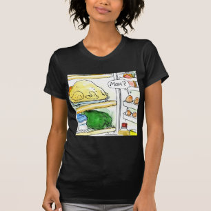 Koelkast Kip Ei Familie Grappig T-shirt