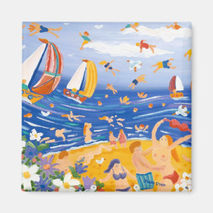 Koelkast Kunst: Beachy Treats Magneet