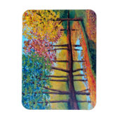 Koelkast Magneet - Herfst Reflecties. (Verticaal)