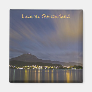 Koelkast Magneet Luzern Zwitserland Mount Pilatus