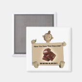 Koelkast Magneet voor Chocolade Liefhebbers - Monk (Voorkant / Achterkant)