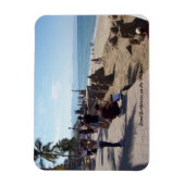 Koelkast Magneet Zand Beelden op de Malecon (Verticaal)