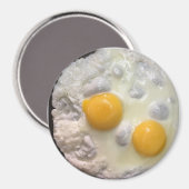 Koelkast Magnet: Gedraaide eieren Magneet (Voorkant / Achterkant)