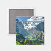 Koelkast Magnet Geweldige Zwitserland Alpen Magneet (Voorkant / Achterkant)