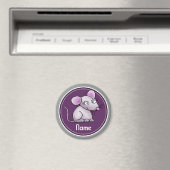 Koelkast Magnet, Naam Sjabloon, Kute Muis Magneet (Insitu (Vaatwasser))