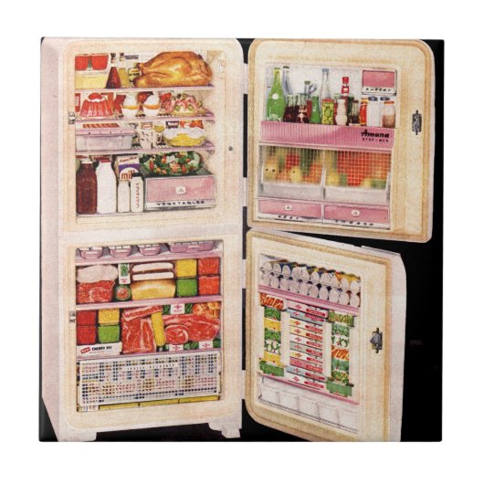 Koelkast van genoeg tegeltje (Voorkant)