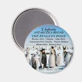 Koelkastmagneet Infinity 2013 Pinguïn Pose Magneet (Voorkant / Achterkant)