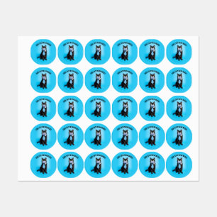 Koelkatten Draag maskers Labels