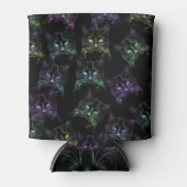 Koelkatten op zwart blikjeskoeler (Voorkant)