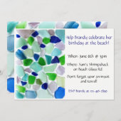 Koelkleurige Zee-brillenglazen Kaart (Voorkant / Achterkant)