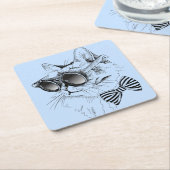 Koelkooi Vierkante Kartonnen Onderzetter (Schuin)