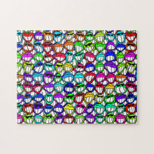 Koellazinggezichten Legpuzzel