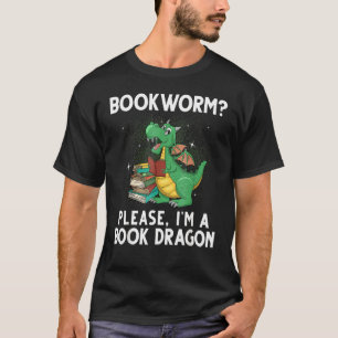 Koellezen voor mannen Boekdrakenlezer libr T-shirt