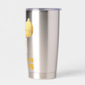 Koelmodus aan: Iron T & Bunny Girl Popsicles Geïsoleerde Drinkbeker (Links)