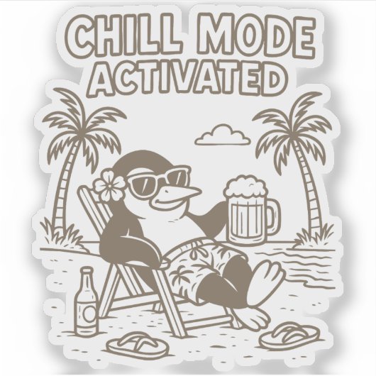 Koelmodus geactiveerd sticker (Voorkant)