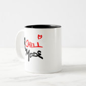 Koelmodus geactiveerd tweekleurige koffiemok (Voorkant links)