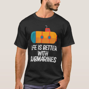 Koelonderzeeër voor mannen Veteraanonderzeeër Zee T-shirt