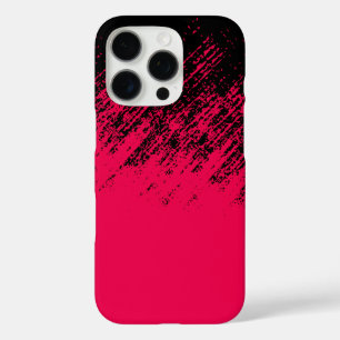 Koelontwerp in zwart en rood iPhone 16 pro hoesje