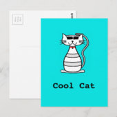 Koelpan met zonnebrillen briefkaart (Voorkant / Achterkant)