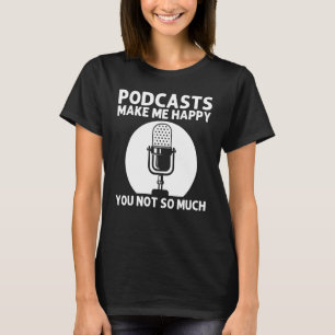 Koelpoost voor mannen Podcaster microfoon St. T-shirt