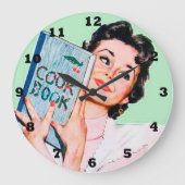 Koelretro keuken grote klok (Voorkant)