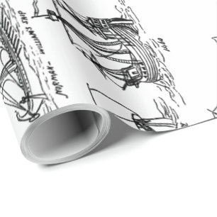 KOELSCHEPEN VAN OUDE CADEAUPAPIER