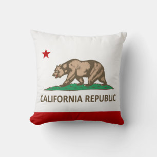 Koelstaat Californische vlag Kussen